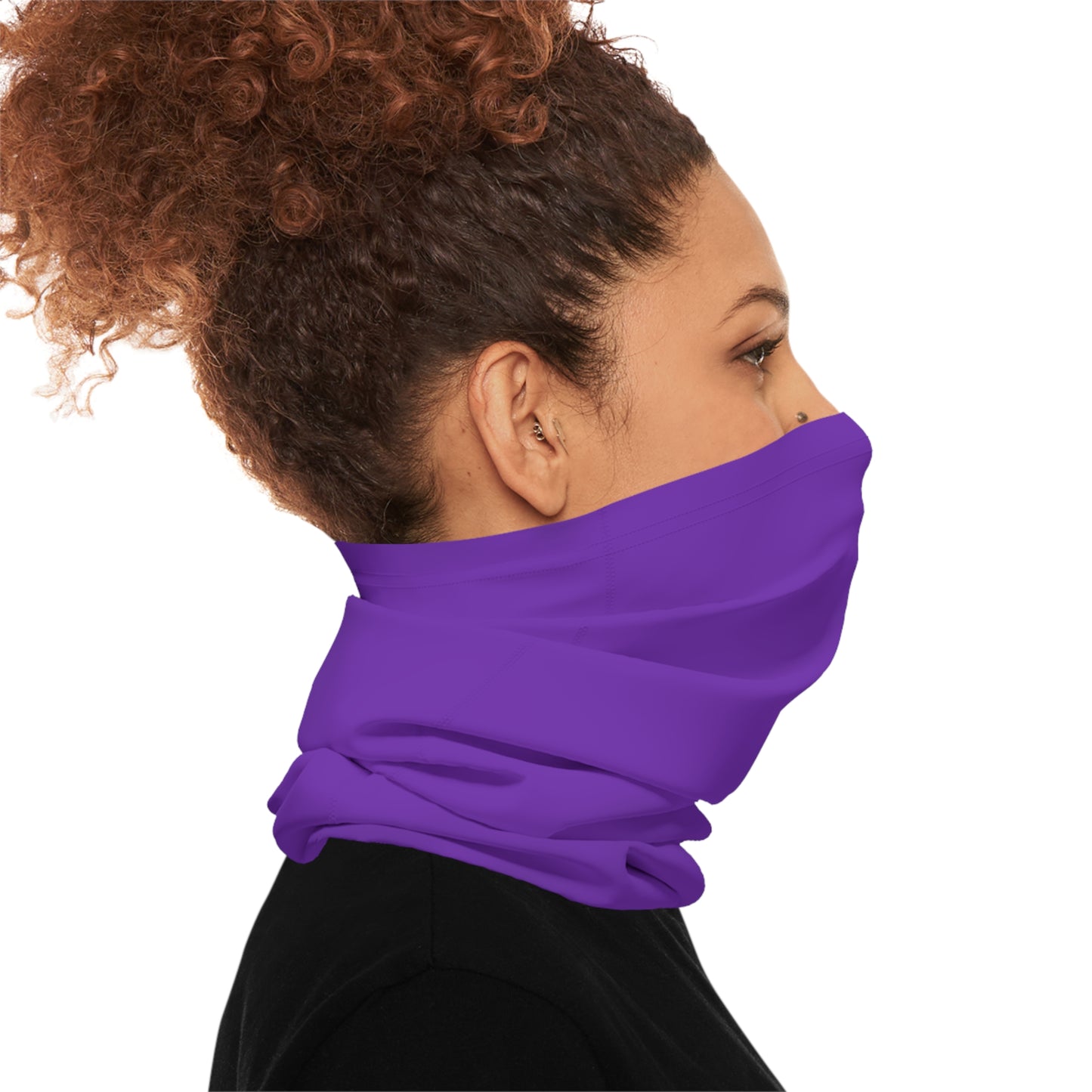 Purple Solo Color Lightweight Neck Gaiter