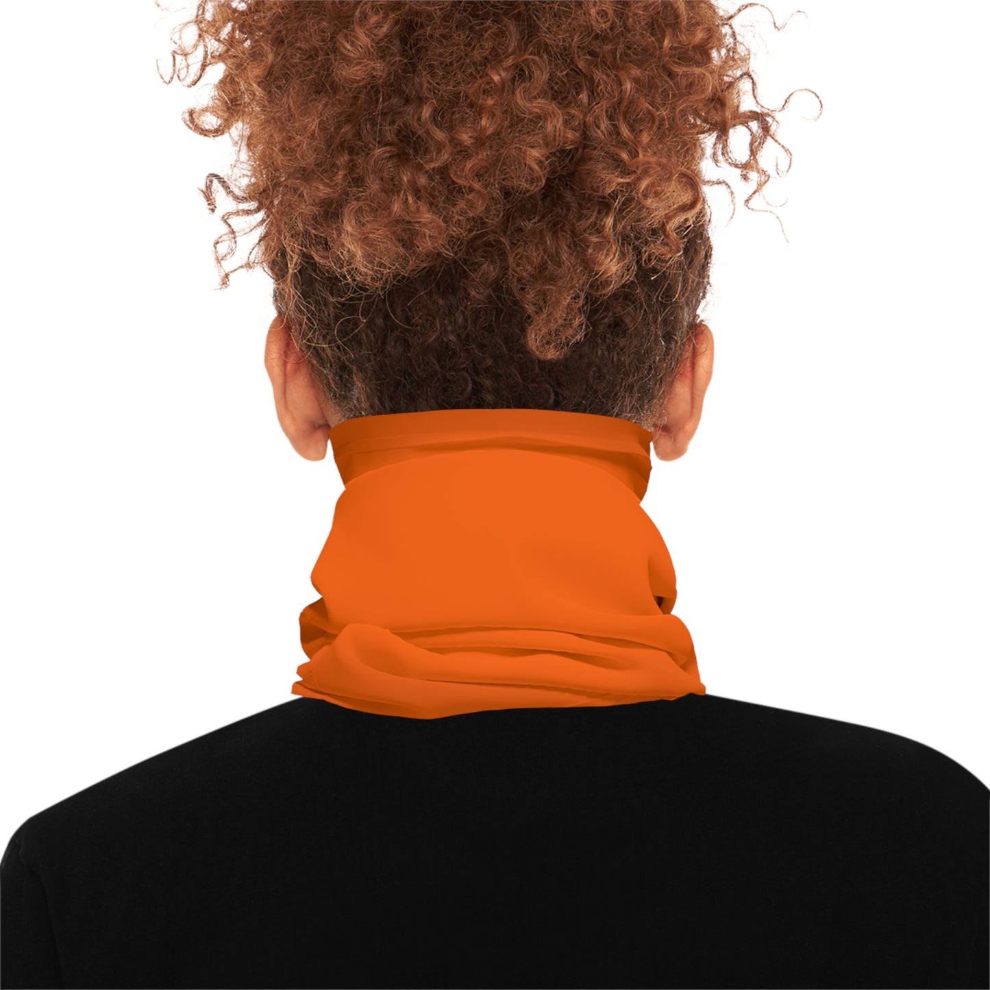 Bright Orange Solo Color Lightweight Neck Gaiter