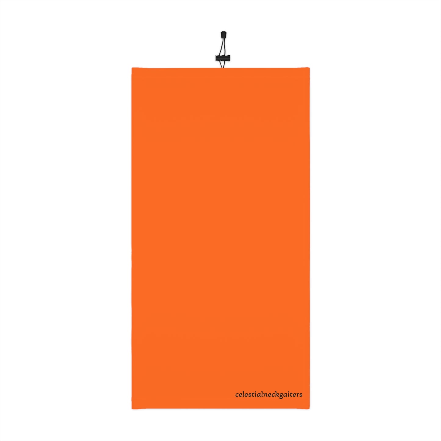 Bright Orange Solo Color Heavyweight Neck Gaiter