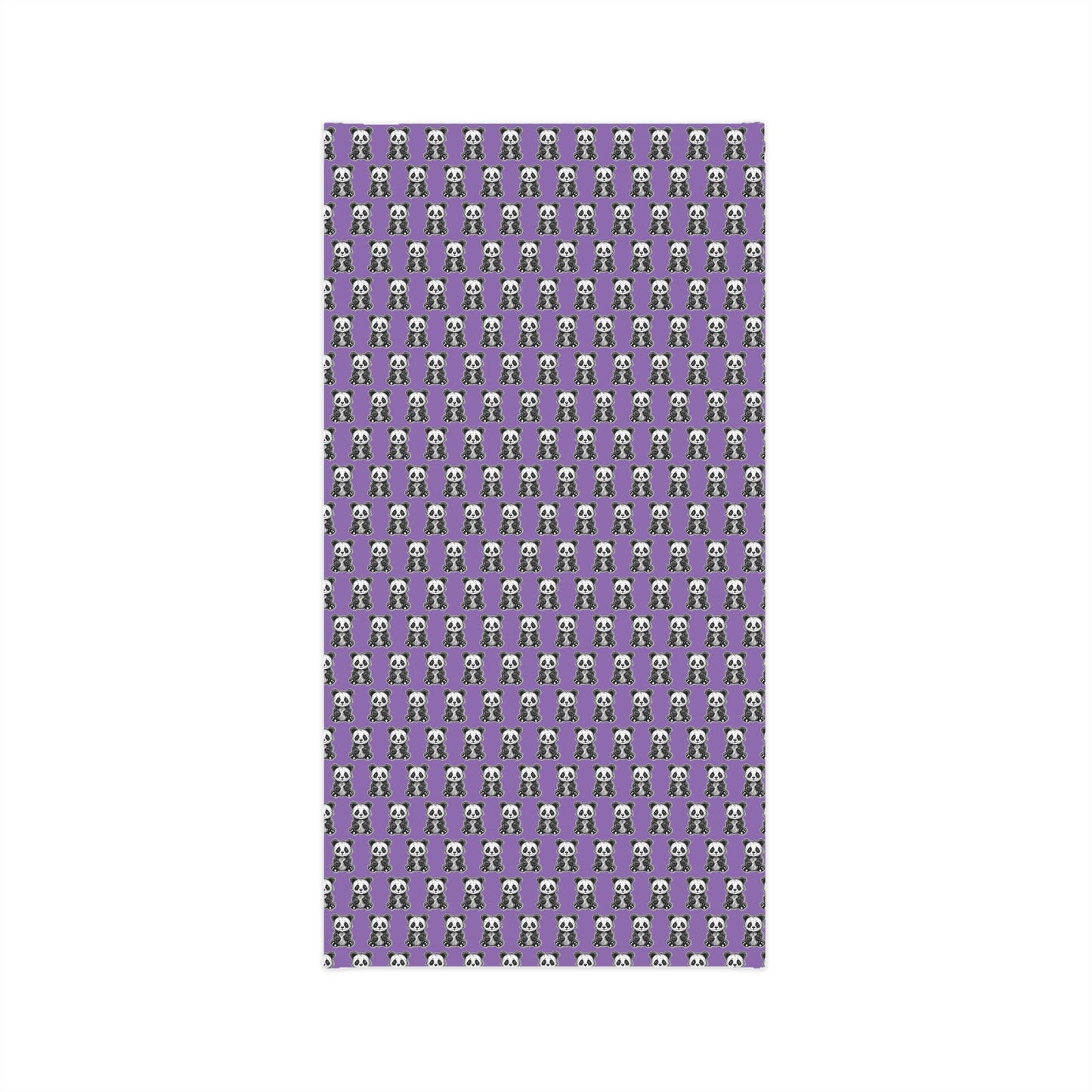 Purple Panda Pattern Lightweight Neck Gaiter