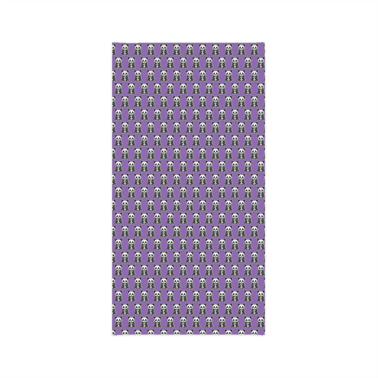 Purple Panda Pattern Lightweight Neck Gaiter