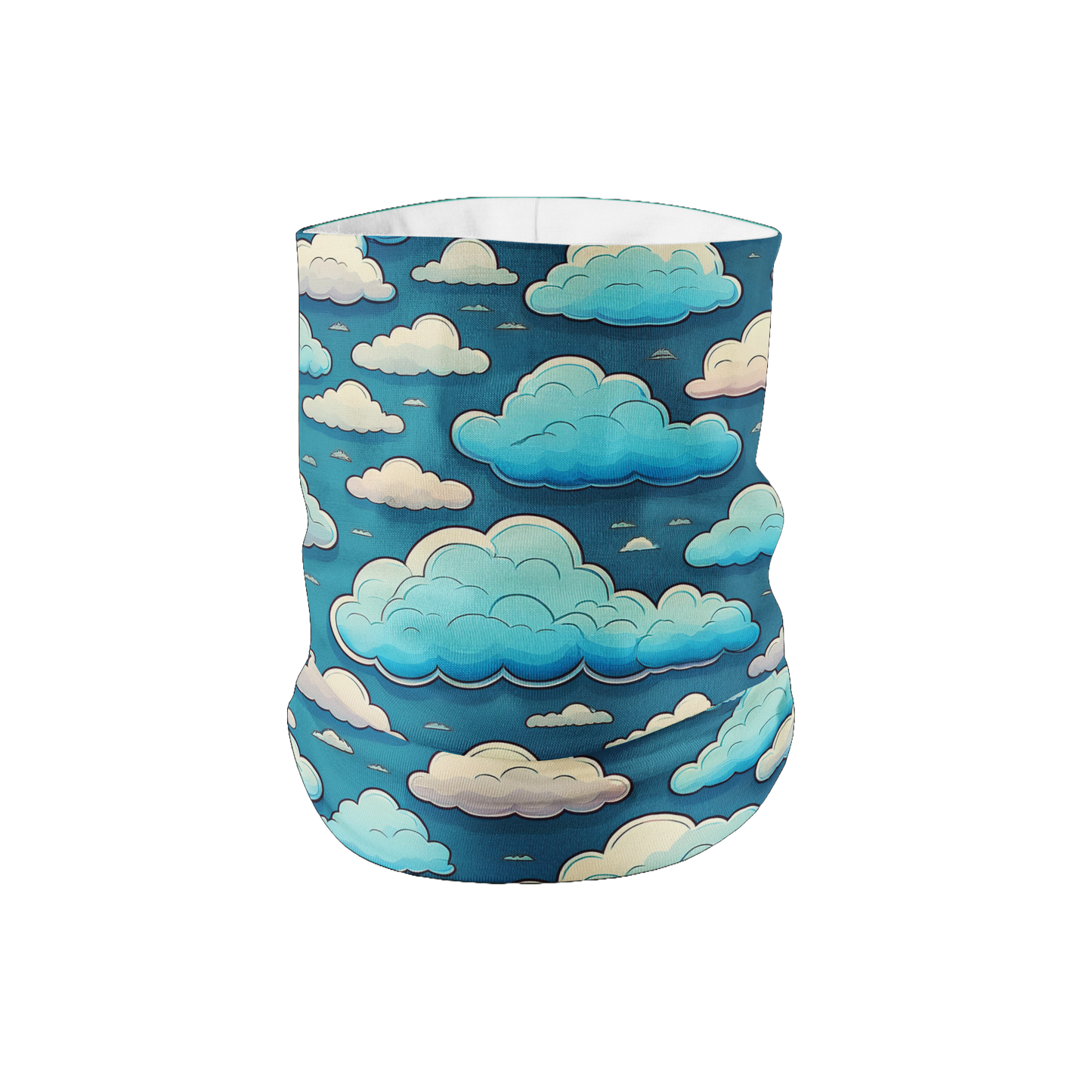 Cartoon Clouds Lightweight Neck Gaiter