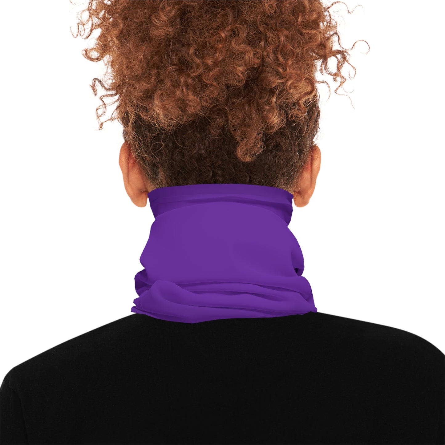 Purple Solo Color Lightweight Neck Gaiter