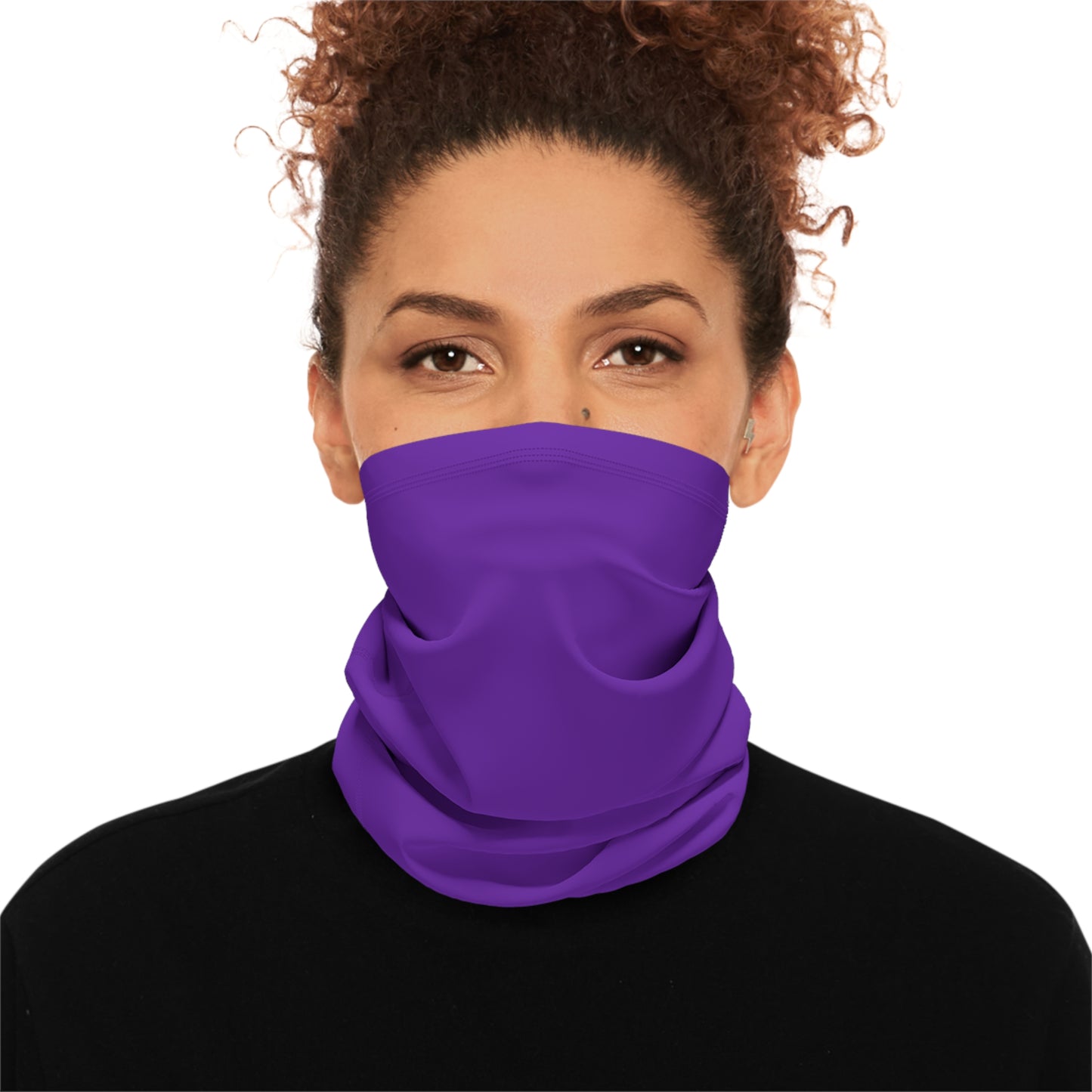 Purple Solo Color Heavyweight Neck Gaiter