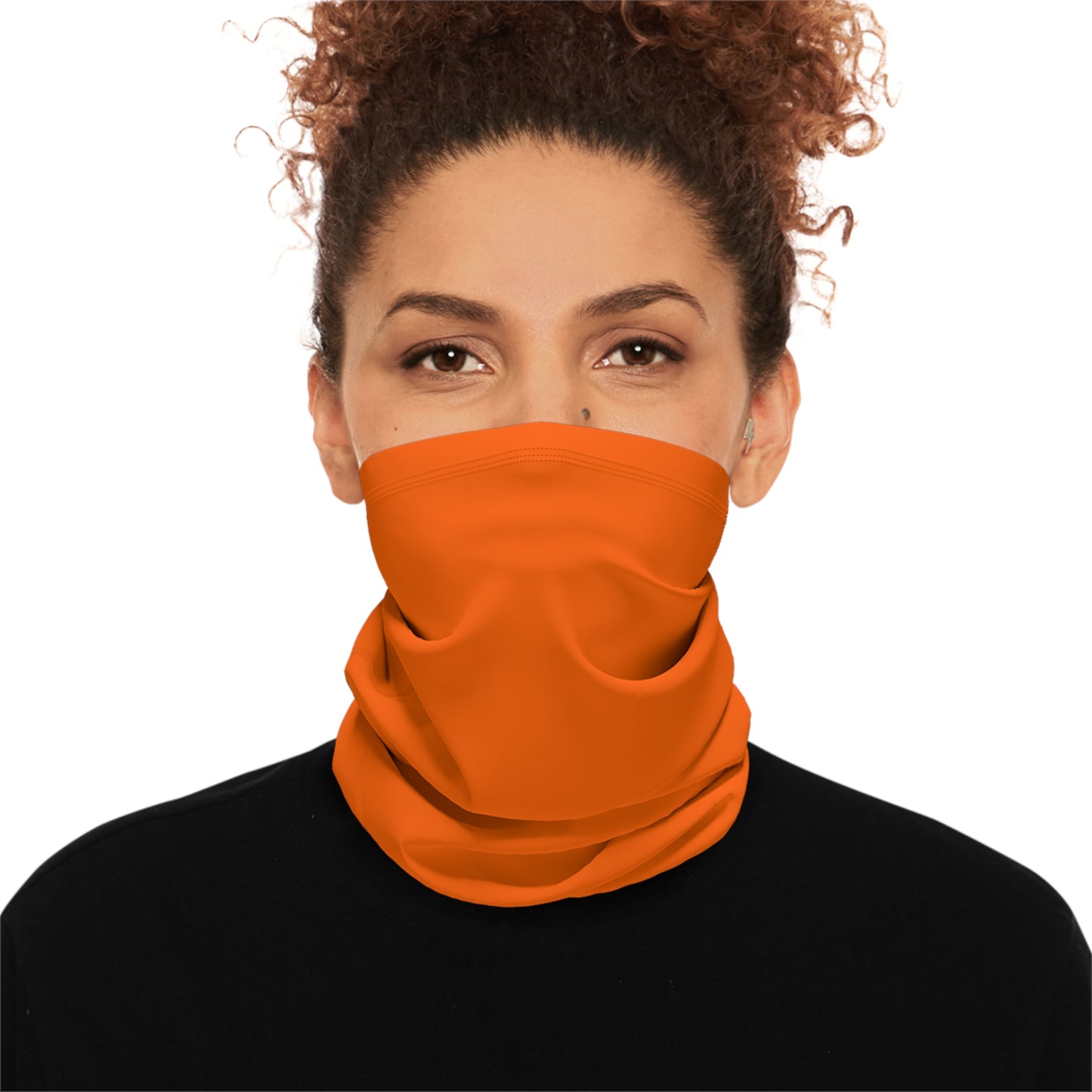Bright Orange Solo Color Heavyweight Neck Gaiter