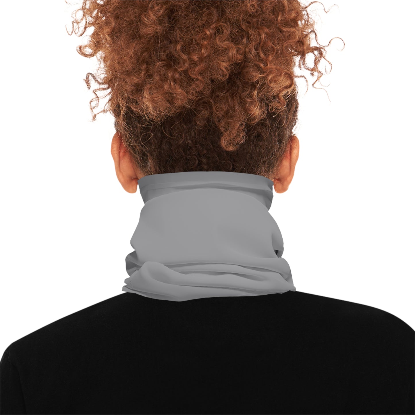 Grey Solo Color Lightweight Neck Gaiter