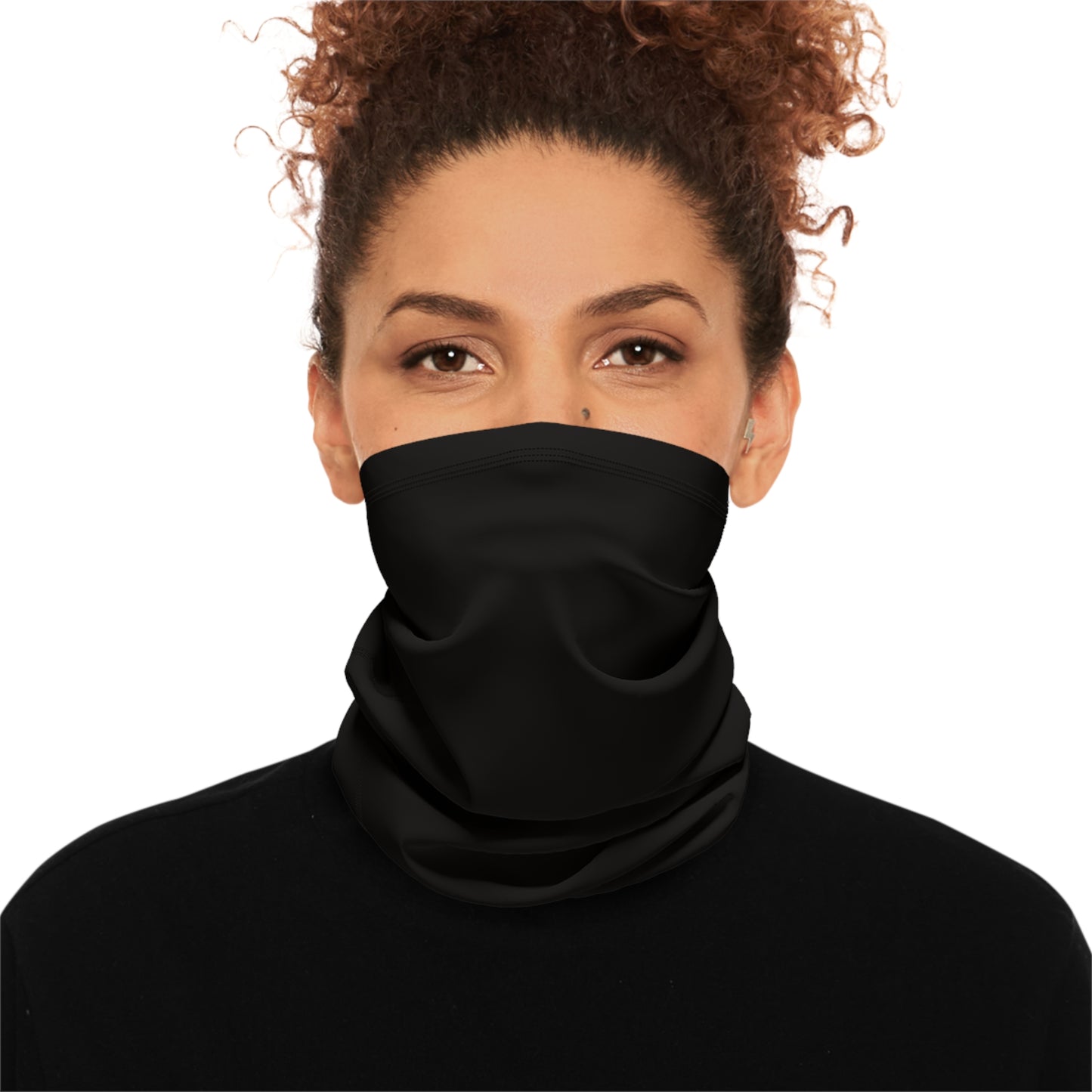 Black Solo Color Heavyweight Neck Gaiter