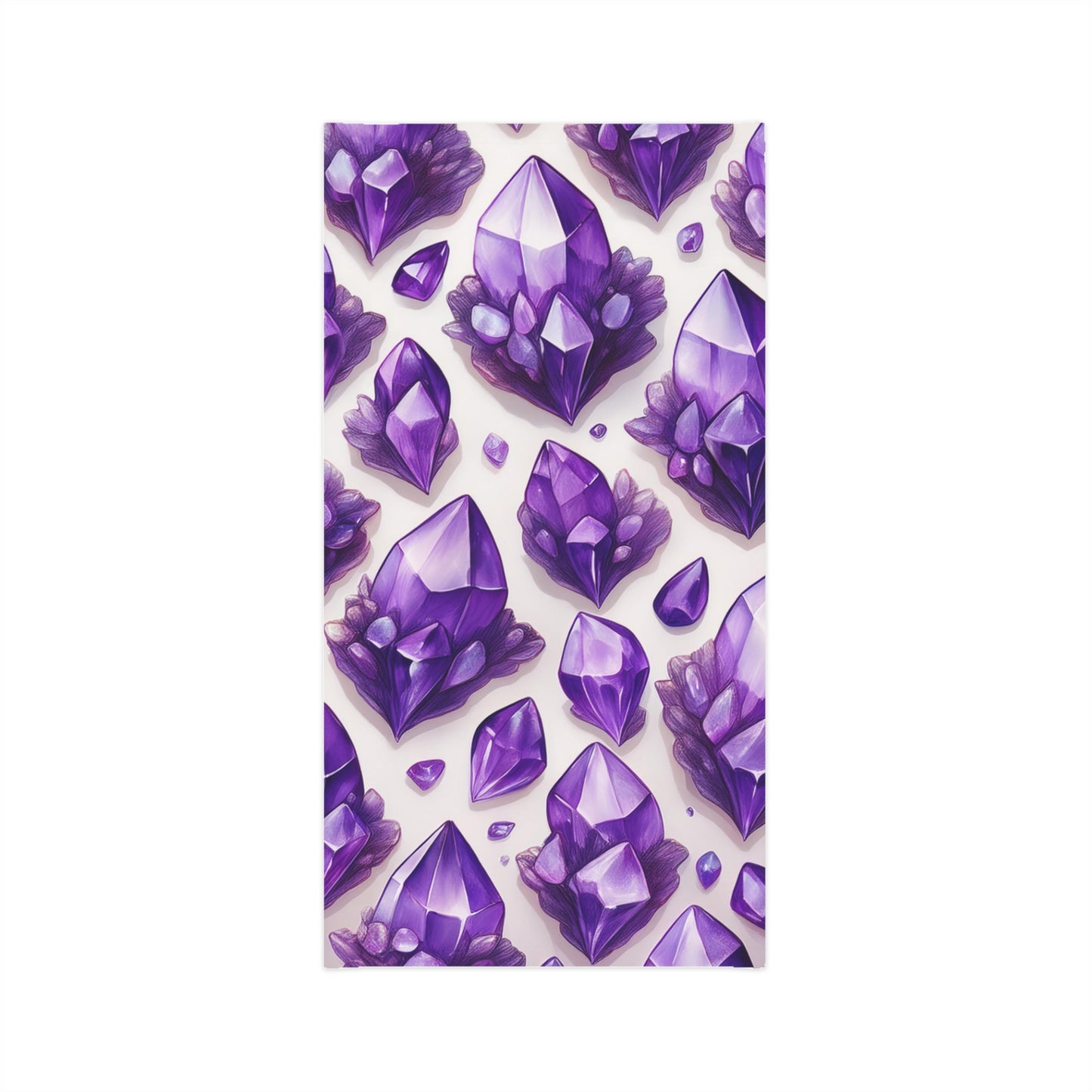 Purple Crystals Lightweight Neck Gaiter