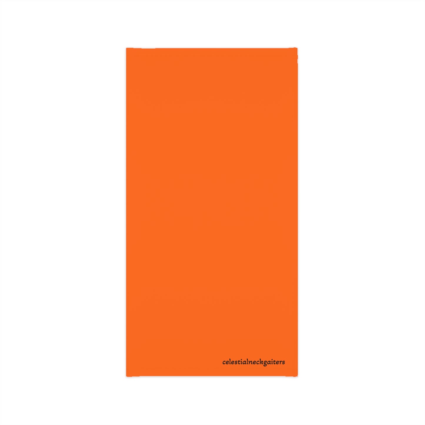 Bright Orange Solo Color Midweight Neck Gaiter
