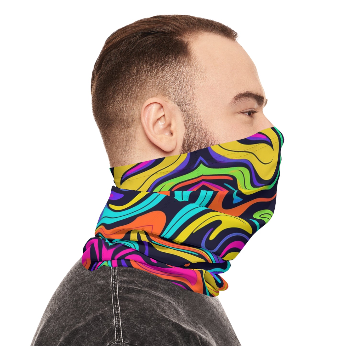 Psychedelic Camo Lightweight Neck Gaiter