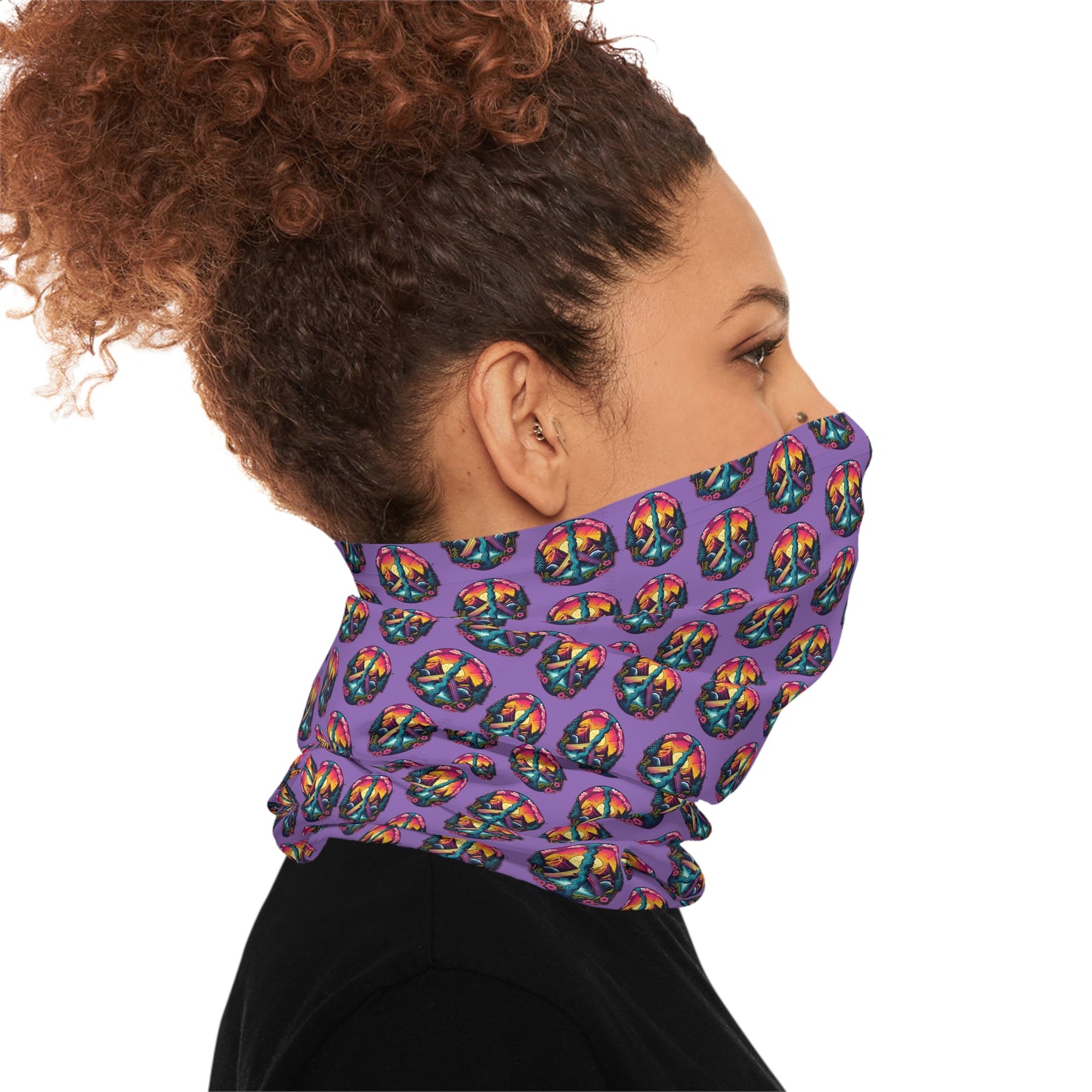 Mountain Peace Pattern Lightweight Neck Gaiter