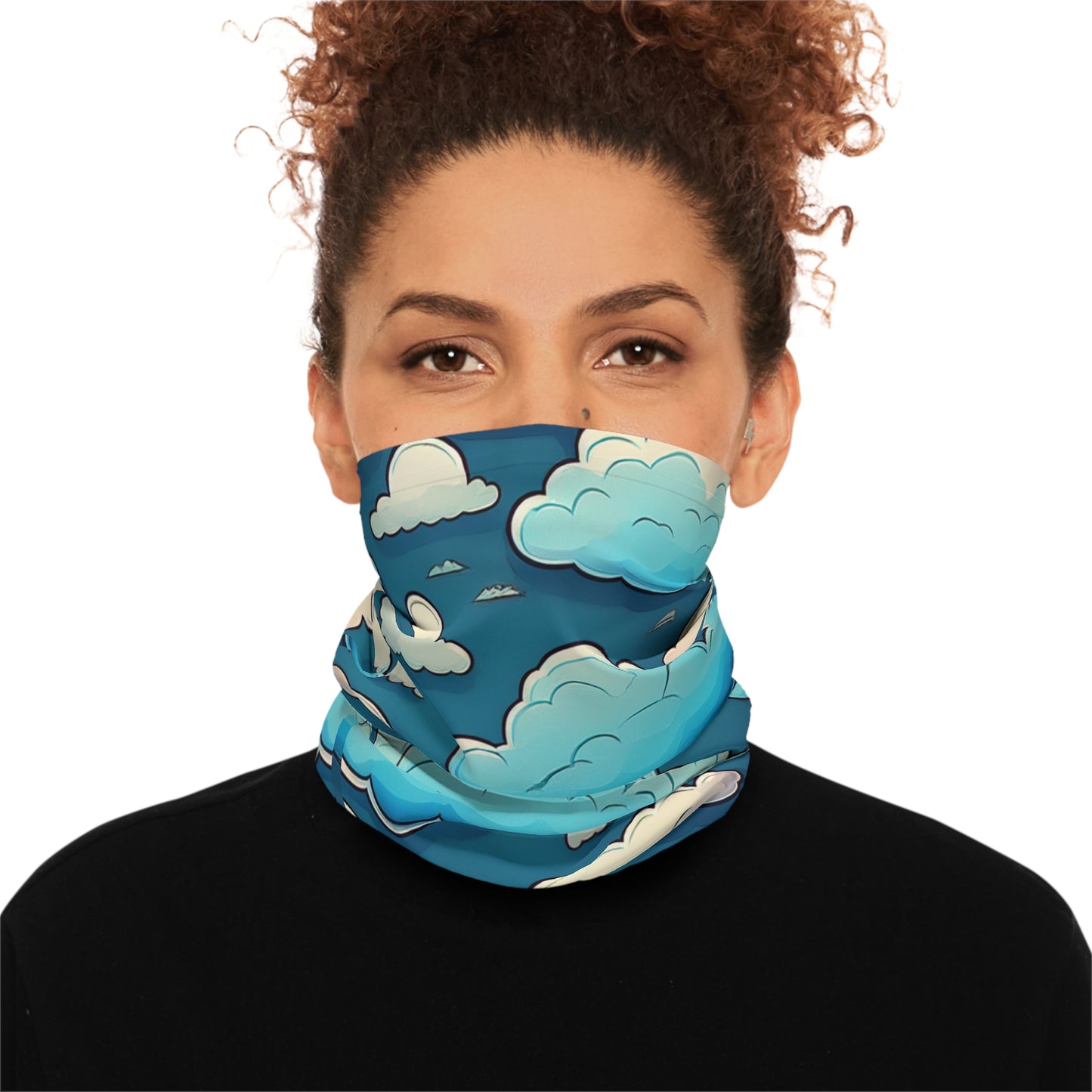 Cartoon Clouds Lightweight Neck Gaiter