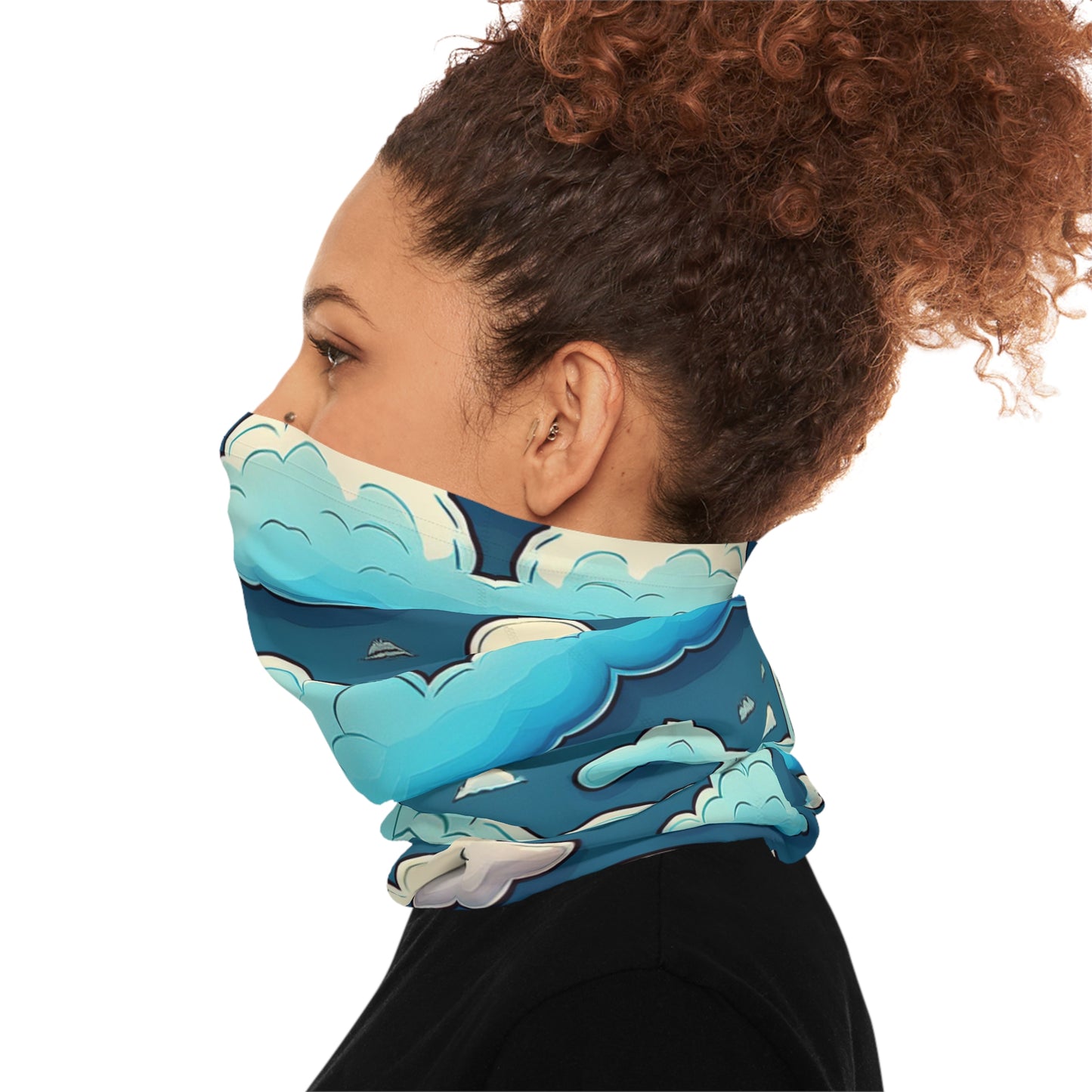 Cartoon Clouds Lightweight Neck Gaiter