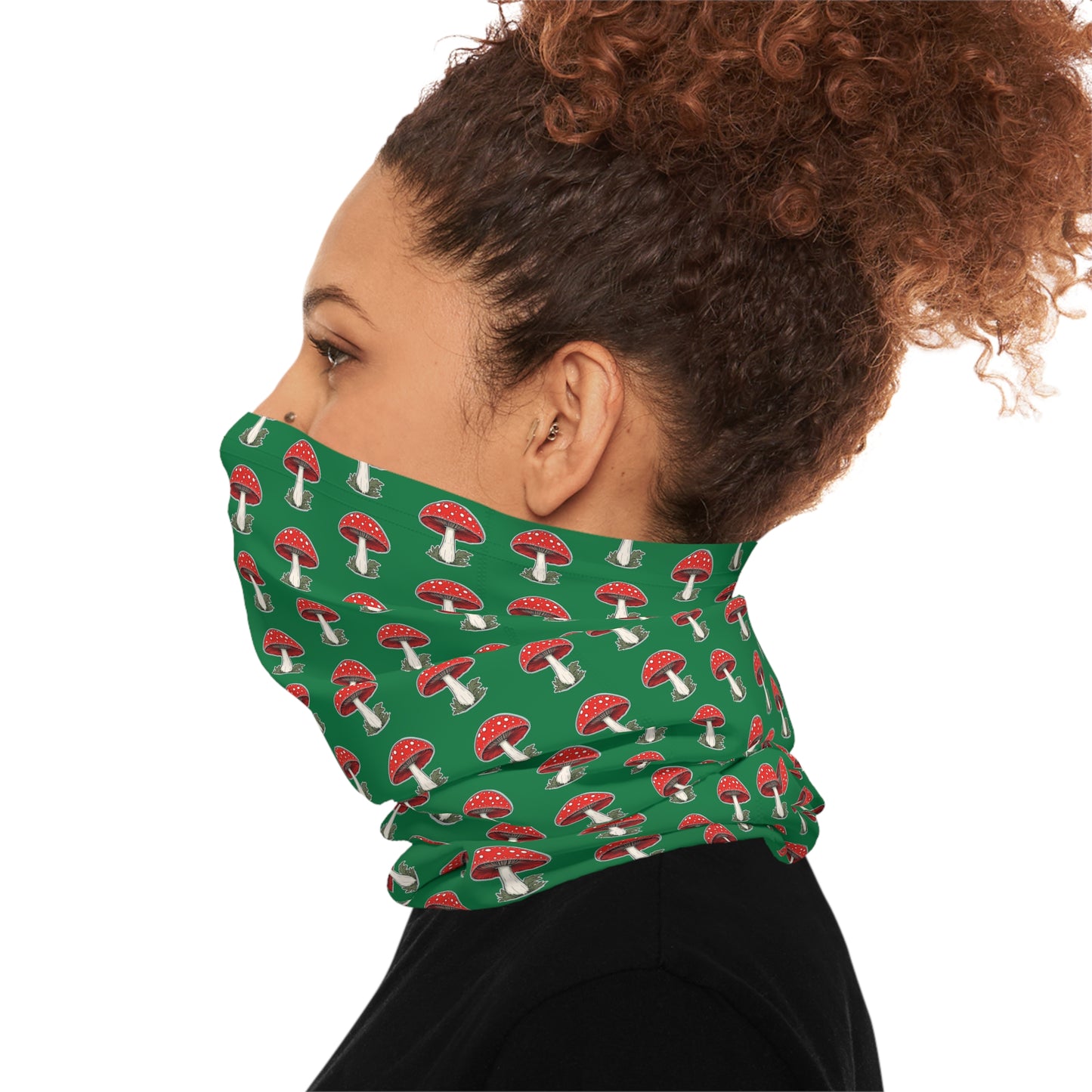 Christmas Amanita Mushroom Lightweight Neck Gaiter