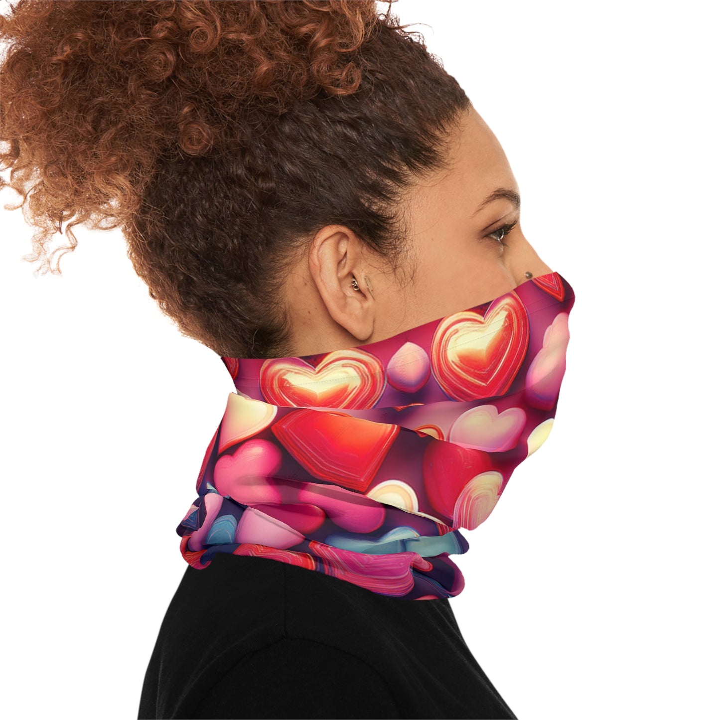 Candy Hearts Lightweight Neck Gaiter