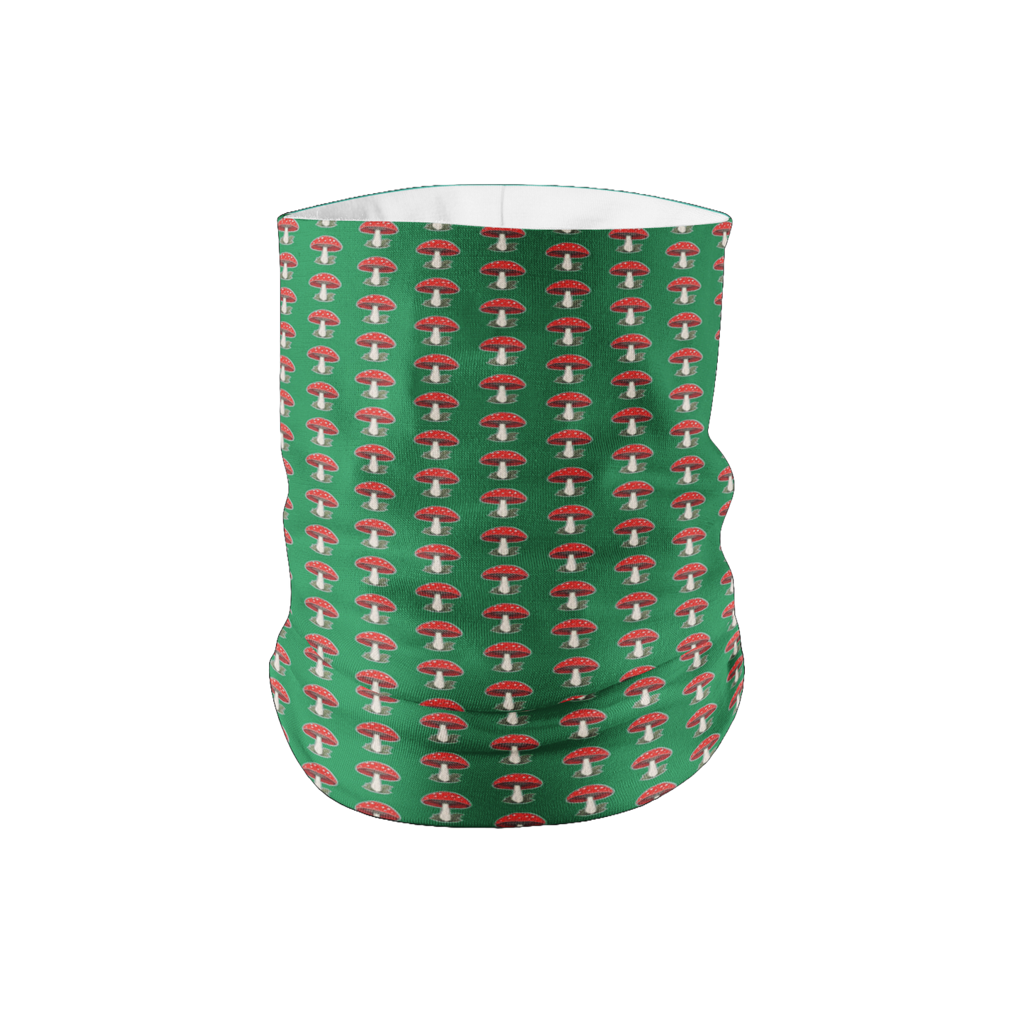 Christmas Amanita Mushroom Midweight Neck Gaiter