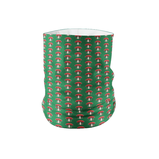 Christmas Amanita Mushroom Midweight Neck Gaiter