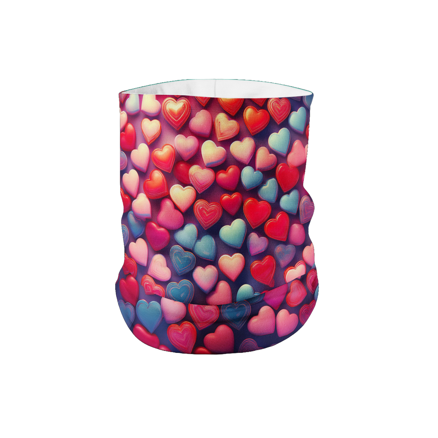 Candy Hearts Lightweight Neck Gaiter