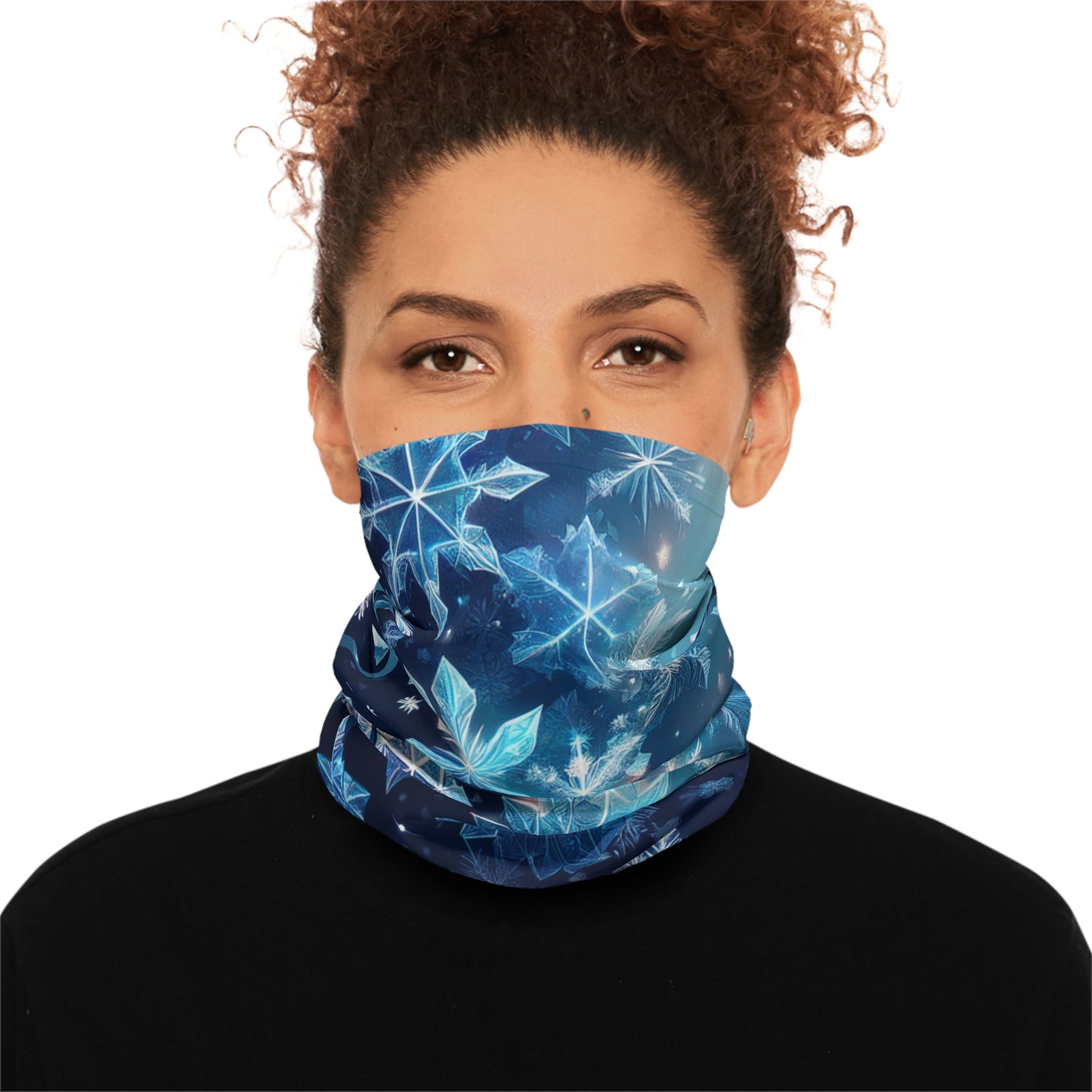 Snow Crystals Midweight Neck Gaiter