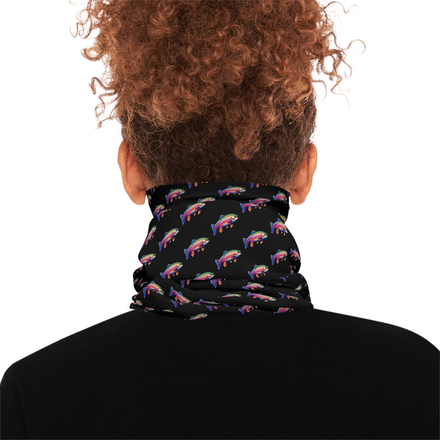 Neon Trout Pattern Lightweight Neck Gaiter