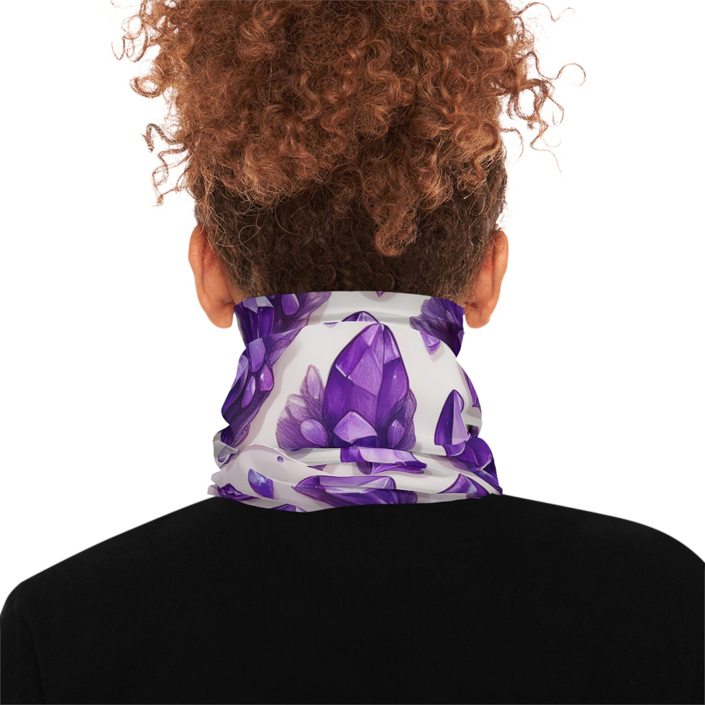 Purple Crystals Lightweight Neck Gaiter