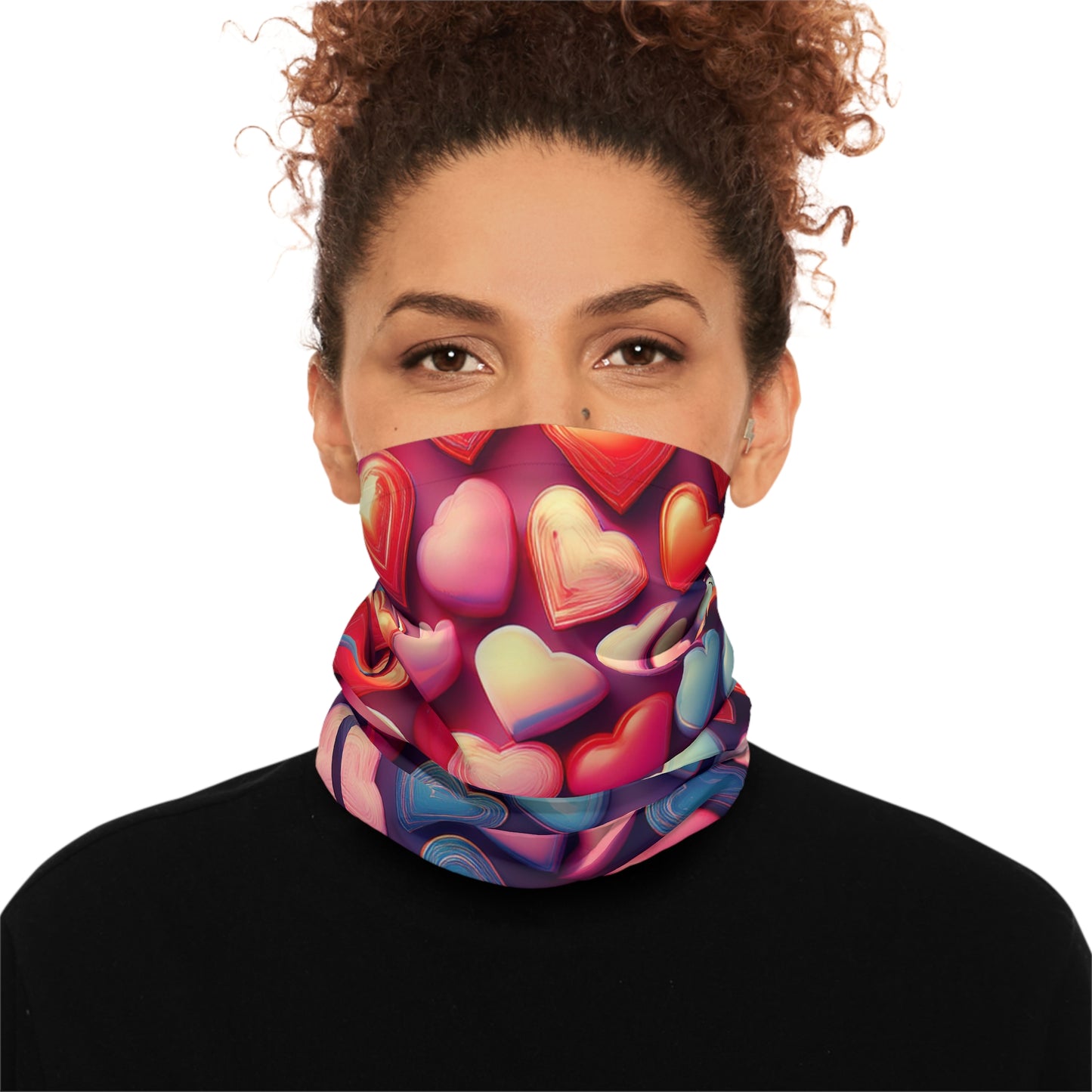 Candy Hearts Lightweight Neck Gaiter