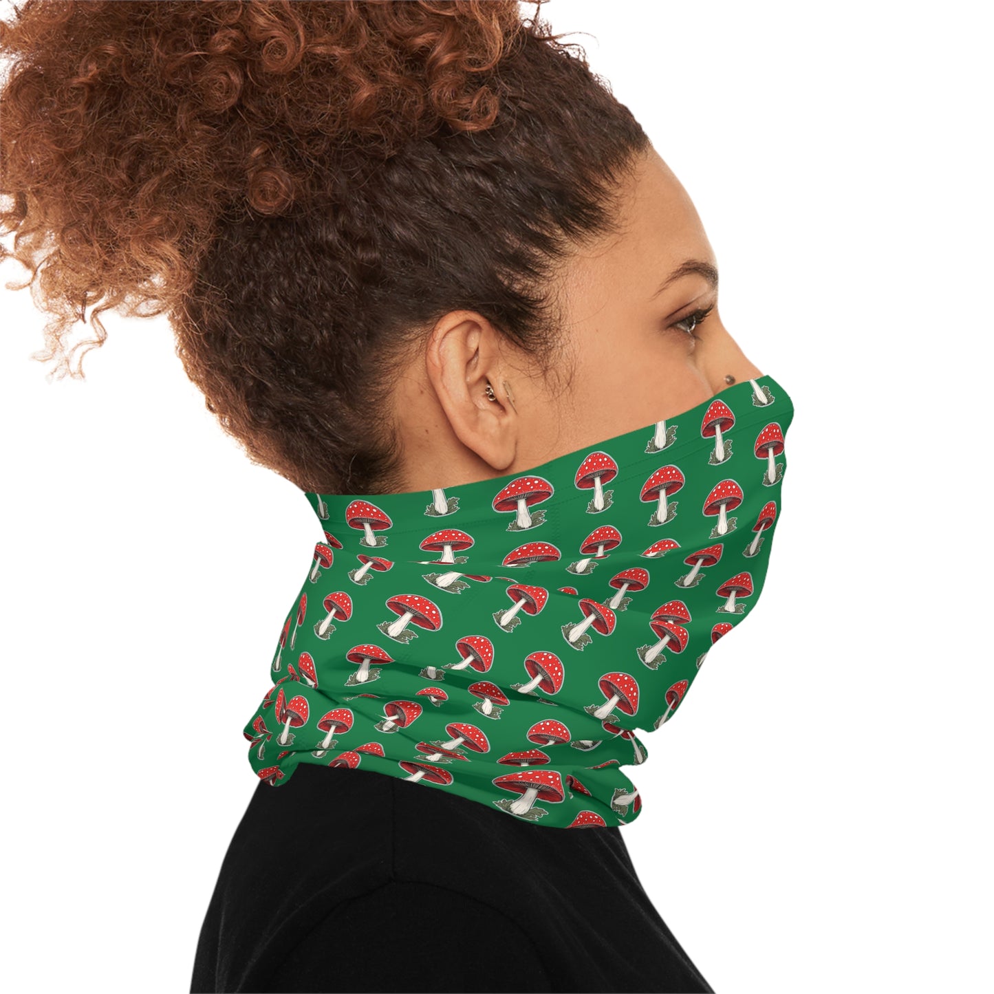 Christmas Amanita Mushroom Lightweight Neck Gaiter