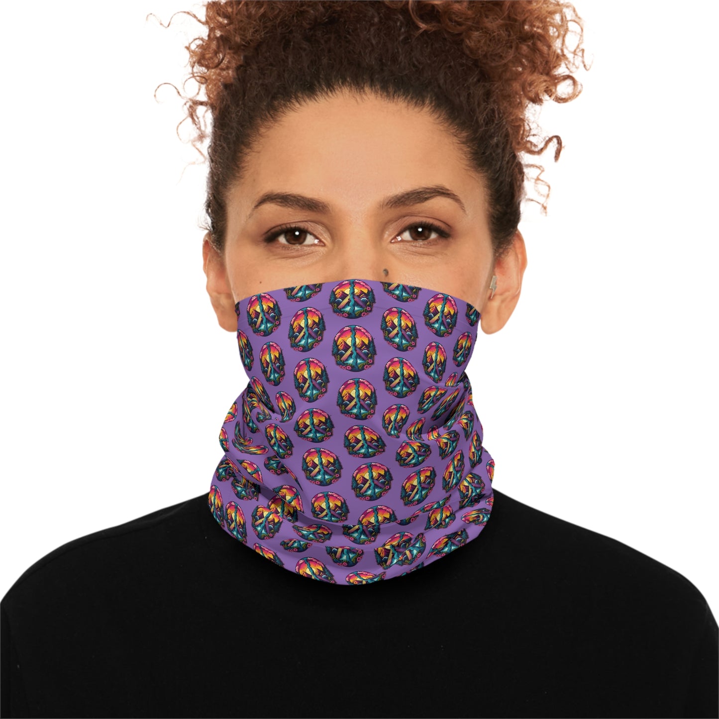 Mountain Peace Pattern Lightweight Neck Gaiter