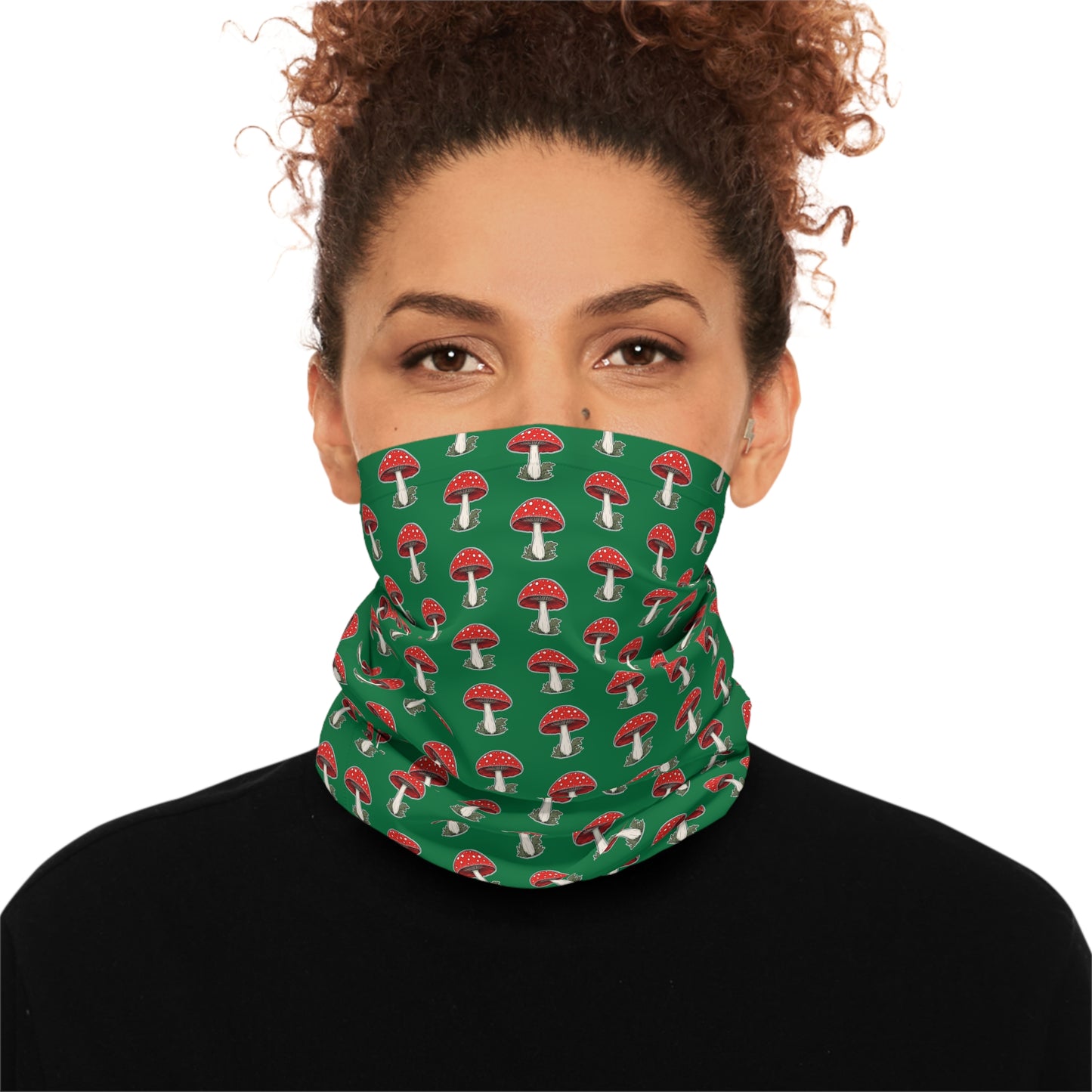 Christmas Amanita Mushroom Lightweight Neck Gaiter