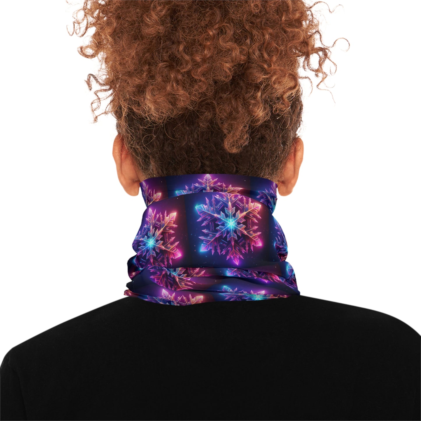 Firework Snowflake Midweight Neck Gaiter