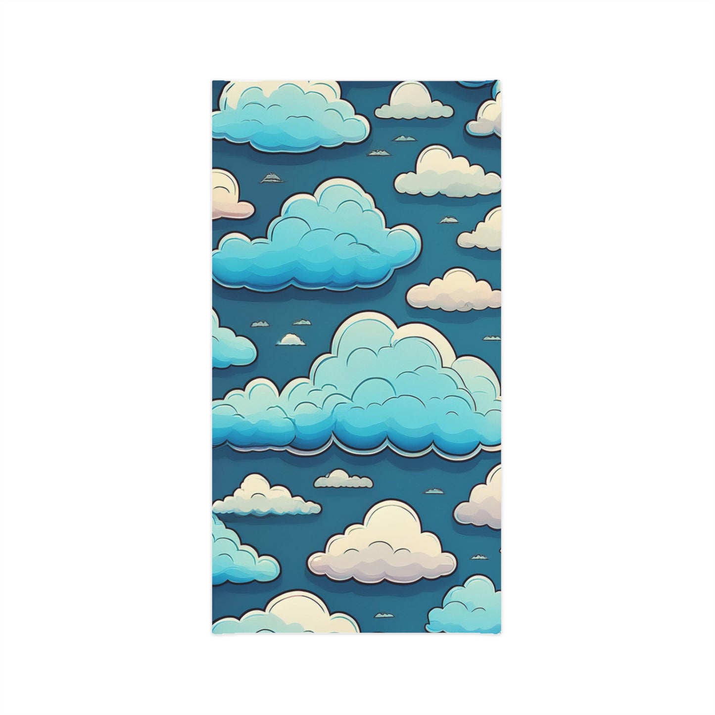 Cartoon Clouds Lightweight Neck Gaiter